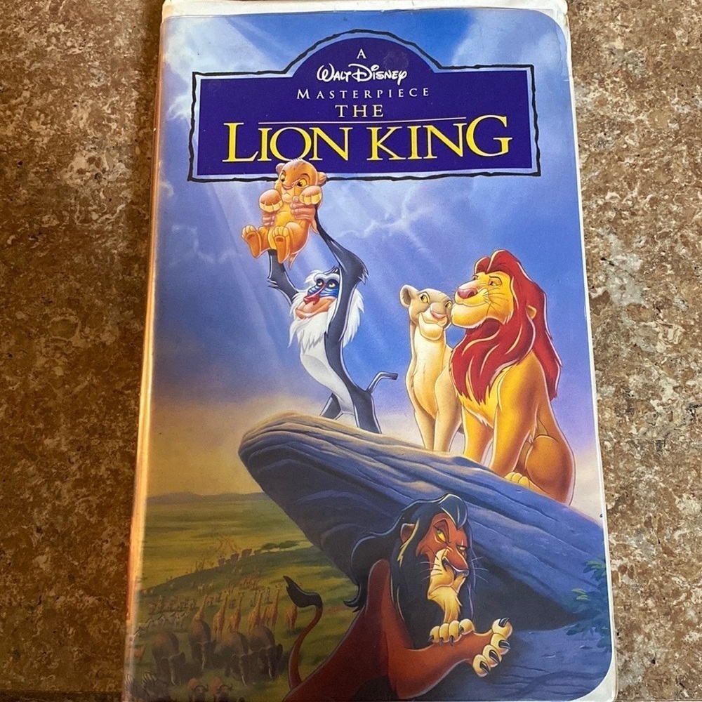 Lion King. Walt Disney Masterpiece Series. Disney’s Classic Film Rare #2977 VHS